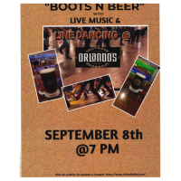 Orlando's BBQ: Boots N Beer with Live Music & Line Dancing 