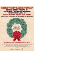 Green Ticket Cash Giveaway