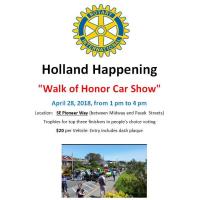 Rotary's Walk of Honor Car Show