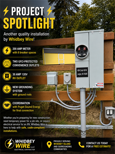 ? Project Spotlight: Temporary Power Installation ?