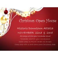 Christmas Open House in Historic Downtown Attalla