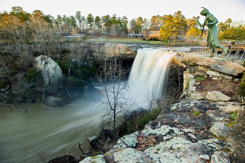 Noccalula Falls Park and Campground Animal Petting Zoo Train Trails Events Fishing Culture Native American POW WOW Historical