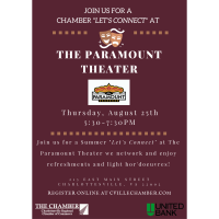 Chamber "Let's Connect" @ The Paramount Theater