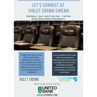 Let's Connect at Violet Crown Cinema