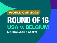 Paramount On Screen: 2026 World Cup—USA v. Belgium