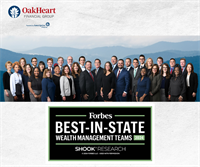 OakHeart Financial Group Recognized as a Best-in-State Wealth Management Team by Forbes