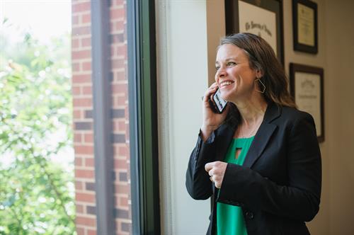 Kristen Hardy, Private Wealth Advisor and Chief Operations Officer, is available to answer client questions by phone call, text, email or in person. 