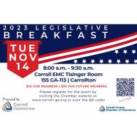 Membership Breakfast - Legislative Breakfast