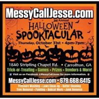 Messy Call Jesse 3rd Annual Halloween Spooktacular