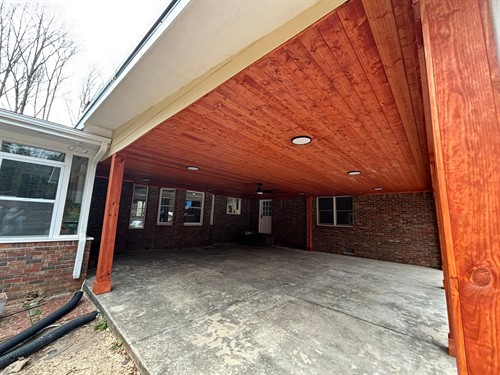 Covered patio project