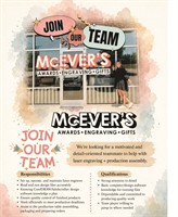 McEvers Awards, Engraving & Gifts