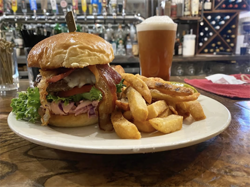 Burgers with locally-sourced beef