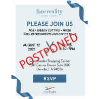 POSTPONED:  Monthly Mixer & Ribbon-Cutting at Face Reality Acne Clinic