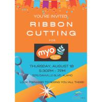 Ribbon-Cutting at MYO Pure Frozen Yogurt