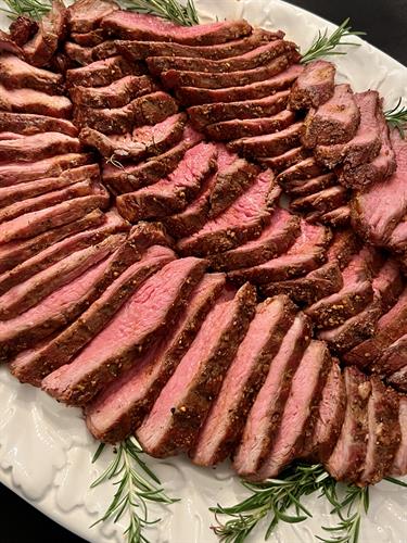 Summer Dinner Party - Coffee Rubbed Tri-Tip