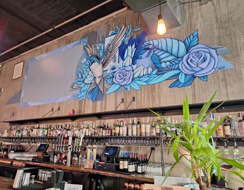 Interior Mural for 111 Minna Gallery in San Francisco by John Osgood