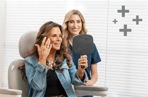 Dr. Ellis with a patient