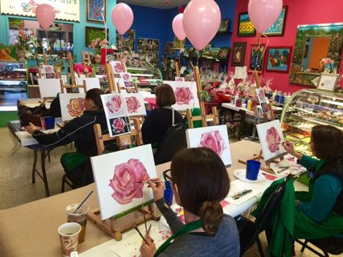 Breast Cancer Foundation's Painting Event, 2016 Breast Cancer Foundation's Painting Event, 2016