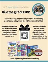 Nephrotic Syndrome Foundation's Toy Drive!