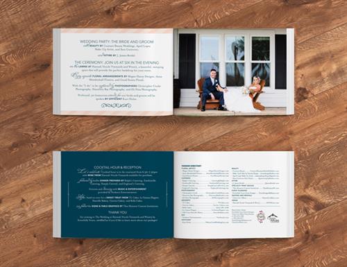 The Wedding at Hannah Nicole Brochure Design 2 The Wedding at Hannah Nicole Brochure Design 2