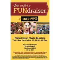 Pickerington Music Boosters Fundraiser at Max & Erma's