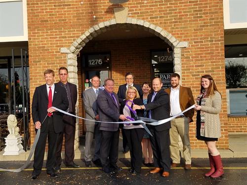 Our re-location ribbon cutting on October 26, 2016.