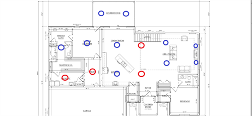 Built-in Speaker Placement | Floor Plan 