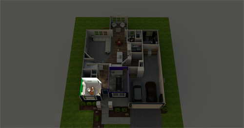 New Construction Home | 3D Rendering | Smart Lights | 1st Office