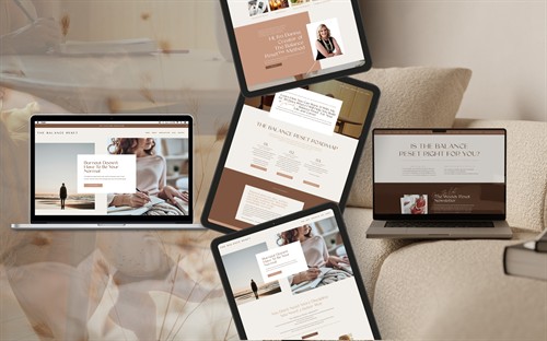 Website design and development for a Life Coach