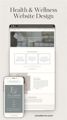 Website design and development for a Psychotherapist.