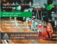 Vegan Wagon Cocktail Party with Chef Alex