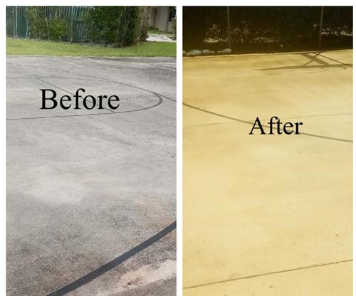 Before & After Surface sanitizing cleaning Before & After Surface sanitizing cleaning