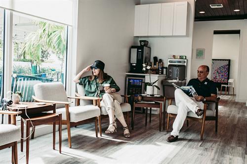 Mint Eco Car Wash Lobby Seating