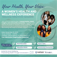 Your Health, Your Voice: A Women's Health & Wellness Experience Brings Community, Care, and Conversation Back to Women's Health