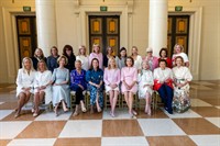 Palm Beach Atlantic University Honors 2026 Women of Distinction Hilary Geary Ross and Sarah McCann