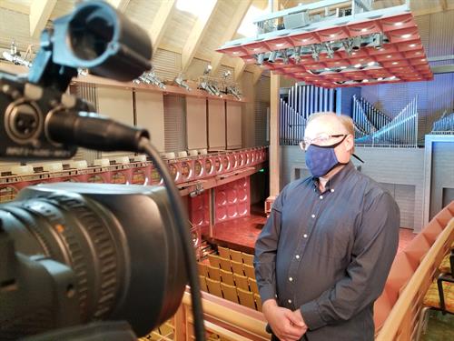 Performing Art Center pandemic safety video production