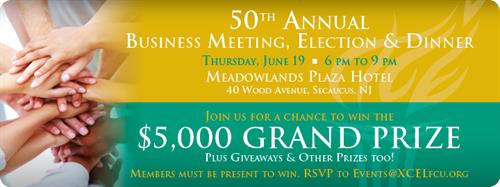 Our Annual Meeting & 50th Anniversary Celebration is coming up.  All members are welcome!