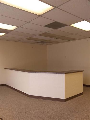 large office space with front desk available 