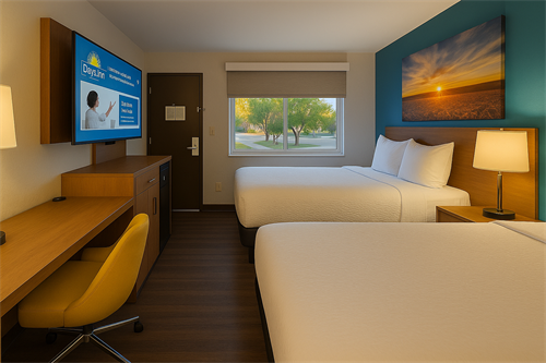 2 Beds room