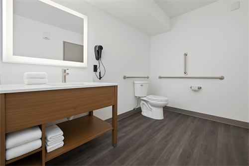 ADA Bathroom image with toilet