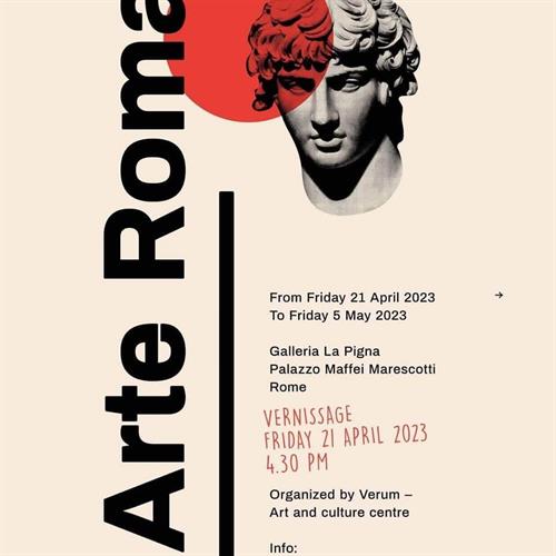 Arte Roma 2023, April 21-May 5/23 International Contemporary Art Exhibition Rome Italy