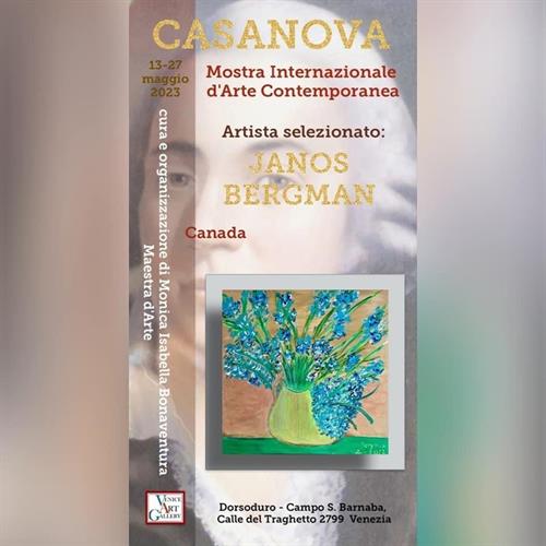 May 13-27/23 Casanova International Contemporary Art Exhibition Venice Italy