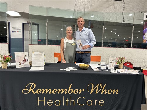 Mel & Verta, RWHC's Community Outreach Team, at an Expo
