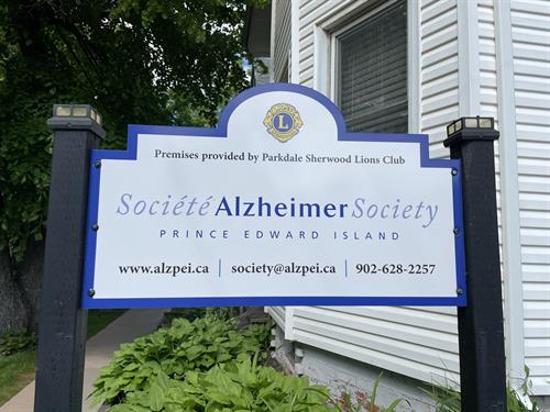 Alzheimer Society Sign