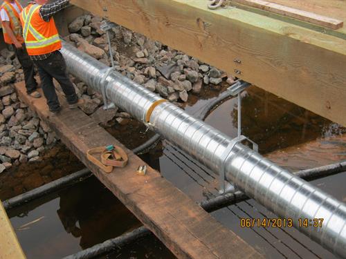 Insulated Sewage Forcemain