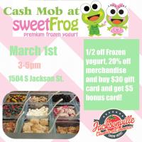 Cash Mob - Sweet Frog Premium Frozen Yogurt