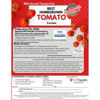 2024 Best Homegrown Tomato Contest