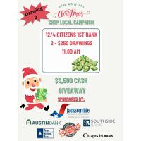 Shop Local Campaign - Drawing #2 Citizens 1st Bank