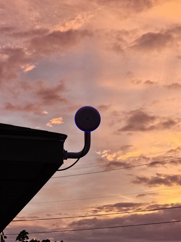 Wireless Link In sunset