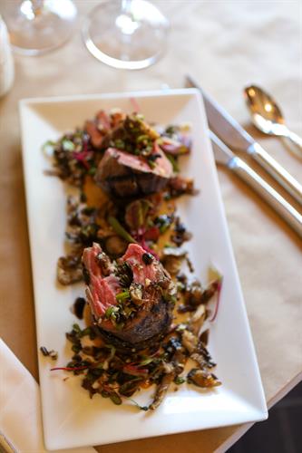Delicious cuisine prepared by Buchanan's at Kandahar Lodge